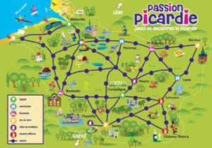 Plateau de jeu Passion Picardie Le plateau de jeu