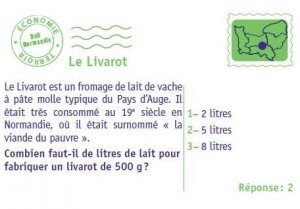 Exemple de carte Le livarot Exemple de carte Le livarot