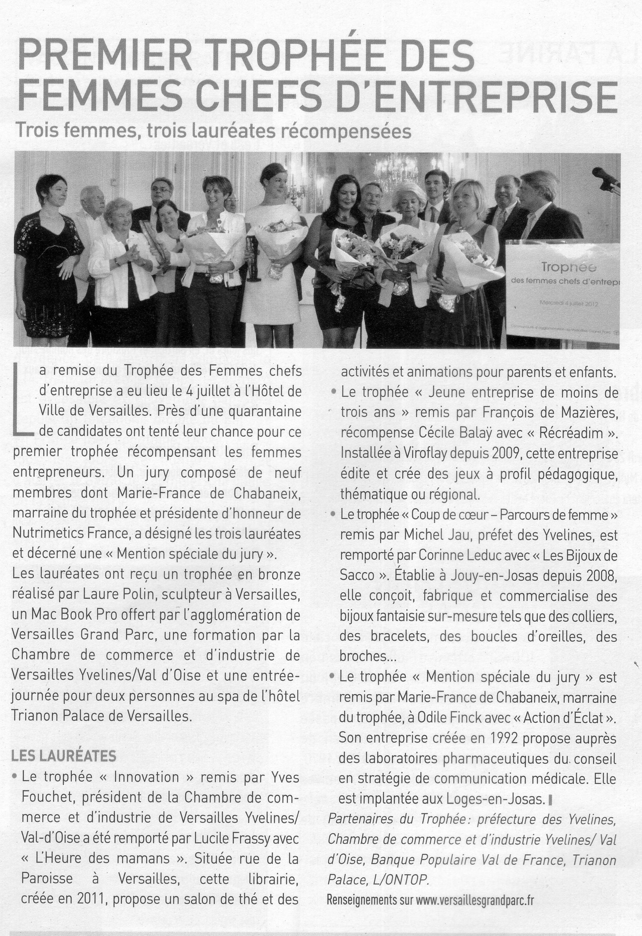 Trophée Versailles Magazine